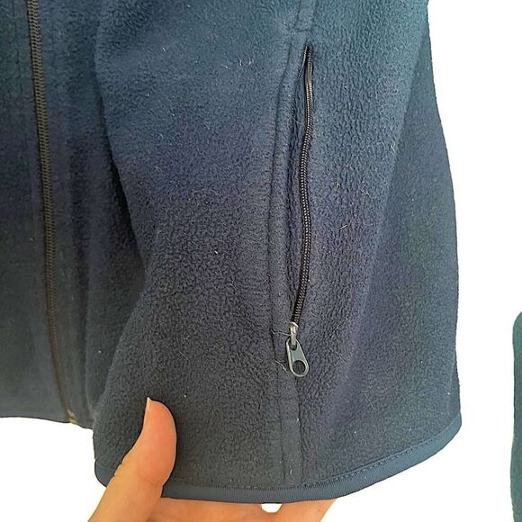 Washington Nationals Fleece Jacket Women’s Medium Navy Blue - Picture 5 of 11